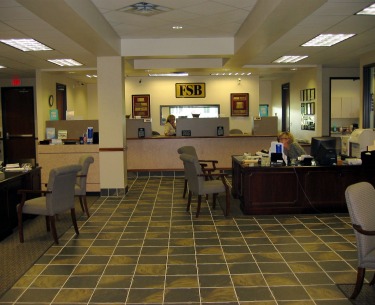 First State Bank interior